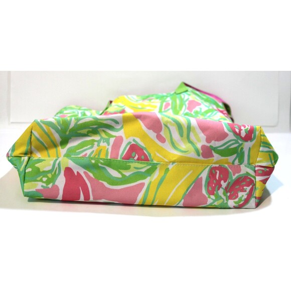 Lilly Pulitzer Estee Lauder Banana Print Carryall Tote Bag Vibrant Summer Floral - Picture 9 of 10